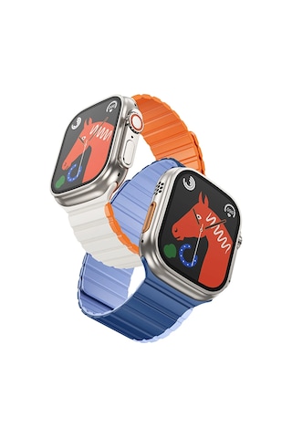 Hoco. Watch 38mm As102 Silikon Kordon - Yıldız Işığı-turuncu