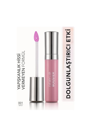 Flormar Dewy Lip Booster Dudak Dolgunlaştırıcı Gloss 001 Match