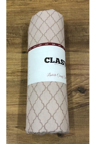 Clasy Tek Kişilik %100 Pamuklu Lastikli Çarşaf + 1 Adet Yastık Kılıfı 100 X 200 Bej