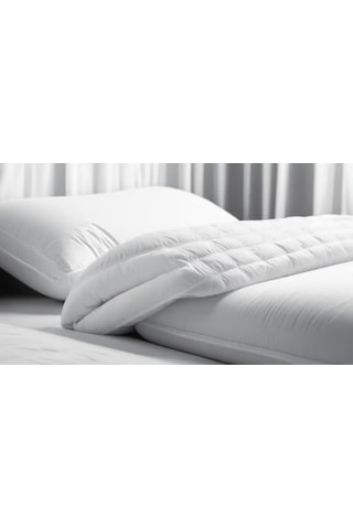 Çift Kişilik Microfiber Yorgan 195x215 Beyaz Silikon Elyaf Soft Beyaz