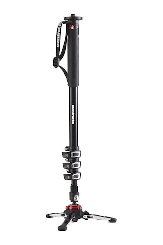 Manfrotto Mvmxproa4 Xpro 4 Section Video Monopod & Fluidtech Base