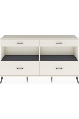 Arges Konsol 2 Raflı 4 Çekmeceli 176x30x99 Aytaşı-antrasit/aytaş Aytaşı-antrasit/aytaşı