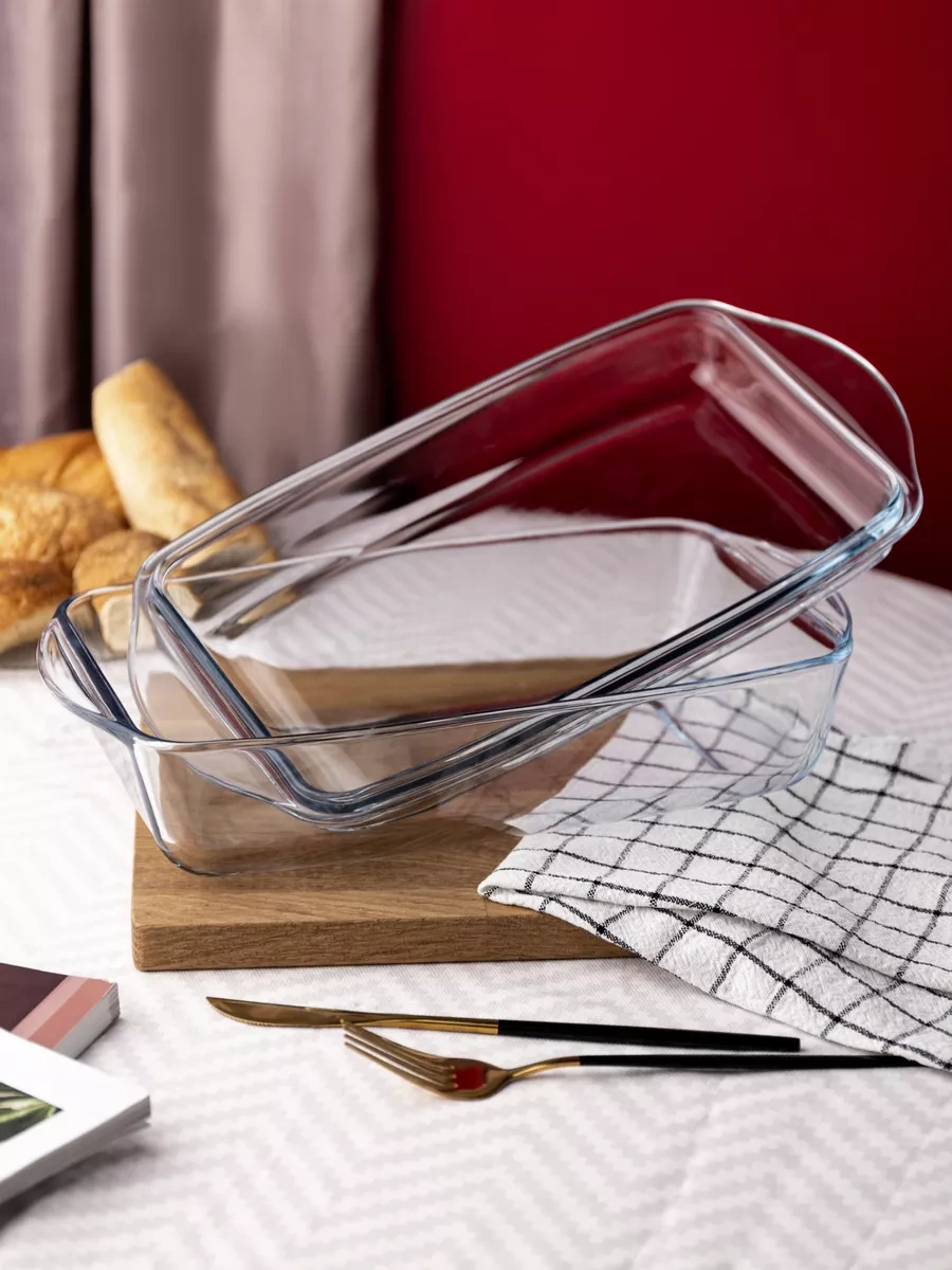 Borcam Cam Fırın Ve Pişirme Kabı 4,1 Litre 9218395 Beyaz