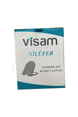 Visam Nilüfer Thermoplast Plastik Menteşeli Klozet Kapağı 527.001