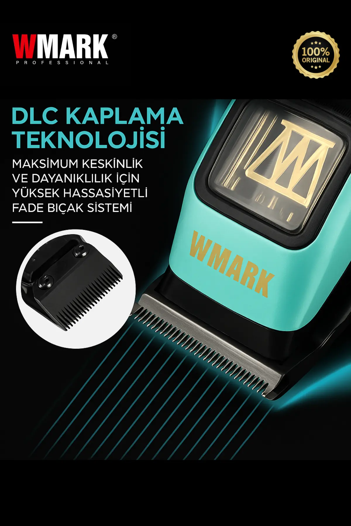 Wmark Ng-x1 Polar Şarjlı Saç Kesme Makinesi Vector Motor 3 - 4 Saat