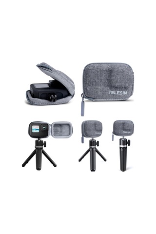 Telesın GP-CPB- 902 Gopro Hero 9/10/11 İçin Taşınabilir Kamera Taşıma Çantası