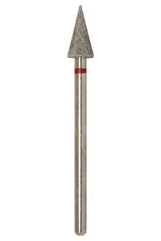 Vladmiva Elmas Freze Başlık Koni Yumuşak Sertlik Kırmızı 0.50 MM Adet