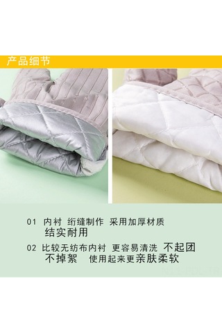 Padalink Ev Fırını Ve Mikrodalga İçin 30cm Silikonlu Isıya Dayanıklı Eldivenler, Antir Kayma Kumaş, Siyah Kare Desenli 4'lü Set