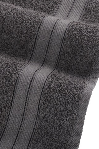 Veramoni Kai 2'li Banyo Havlu Seti Pamuklu Çeyiz Seti - Antrasit