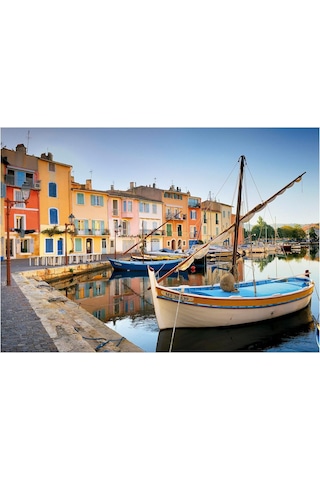 Educa 1000 Parça Proven Martigues Limanı Puzzle - 19928 - Harbour In Martigues Provence