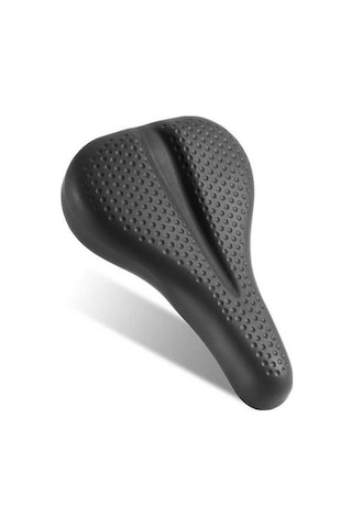 Novahub Kalın Su Geçirmez Bisiklet Selesi Silikon Pad Koltuk Kapağı, Rahat Nefes Alabilir Kaymaz Bisiklet Yastığı Kapağı Siyah Siyah