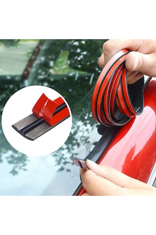 Araç Ön Arka Cam Sunroof Su Toz Geçirmez Fitil Conta 14 MM x 1 M