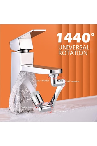 Jms 1440 Dönebilen Musluk Püskürtme Kafası Havalandırıcı Fıskiye TekDerece