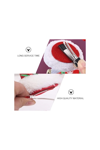 Neşeli Noel Fiyonkları, Şenlikli Günler İçin Mükemmel Narin Saç Aksesuarları, Şenlikli Bir Atmosfer Katın Çok Renkli