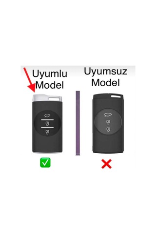 Lüx Chery Tiggo 7 Pro Anahtar Kılıfı Süet Deri 1.ci Kalite