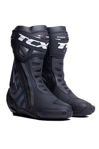 Tcx Rt-race Siyah-gri Motosiklet Çizmesi