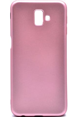 Samsung Galaxy Uyumlu J6 Plus Kılıf Esnek Yapılı İnce Slim Silikon Kapak Ryc/premier Rose