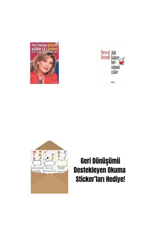 Politikada Kadın Eli + Aşk Kapıyı Her Zaman Çalar + Okuma Sticker'ları