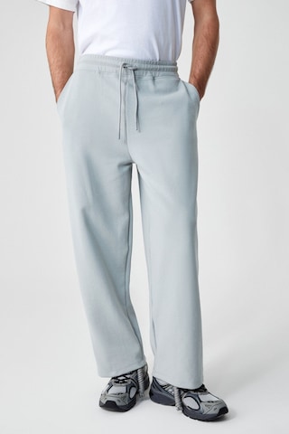 GRIMELANGE Faust Erkek Dik Yaka Oversize Uzun Kol Fermuarlı Beli Lastikli Gri Eşofman Takımı Gri