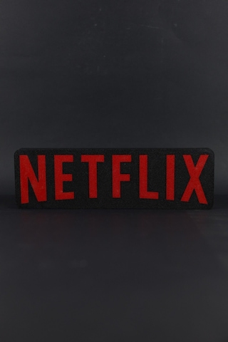 Netflix - 3 Boyutlu Tabela - 25cm X 7.5cm X 1.5cm