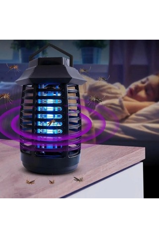 Bfs Tutma Ve Asma Saplı Ledli Sinek Makinası 2w Sinek Öldürücü Uv Mor Işıklı Aparat