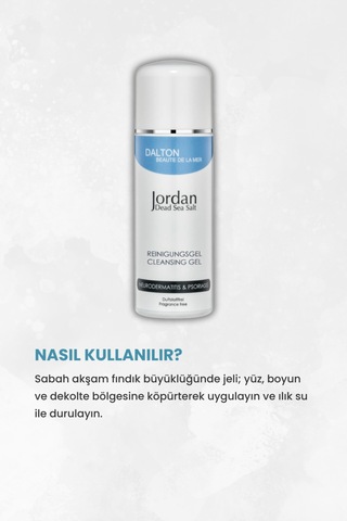 Jordan Ölü Deniz Tuzlu Strese Bağlı Hassaslaşan Ve Yoğun Kuru Ciltler İçin Sakinleştirici Arındırıcı Temizleme Jeli - 56448732