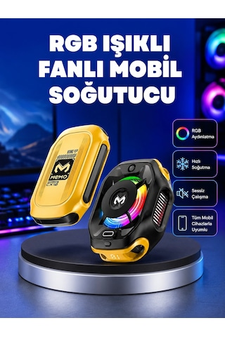 Mey İthalat Type-c Girişli Aı Modlu Yüksek Performanslı Telefon Soğutucu Yeni Nesil