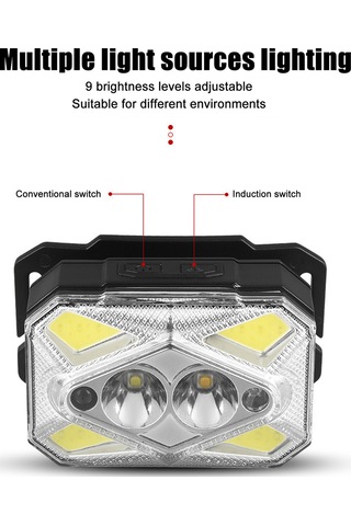 9 Modlu Cob Lamba For Koşu Balıkçılık Huiliang Çok Renkli