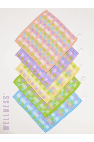 Wellness Havlu Peçeteler 30x30 Cm 5 Adet 171282865 Açık Mavi