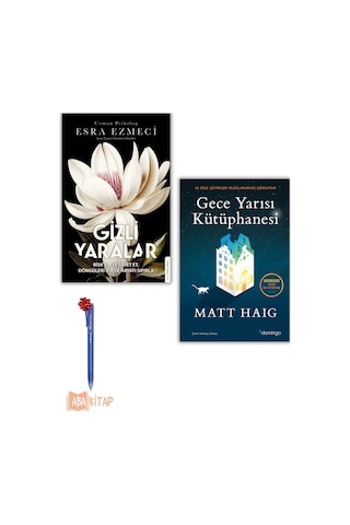 1. Gizli Yaralar - Esra Ezmeci, 2. Gece Yarısı Kütüphanesi - Matt Haig, Kalem Hediyeli