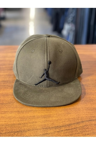 Air Jordan Haki Renk Hiphop Snapback Rapper Basket Cap Şapka