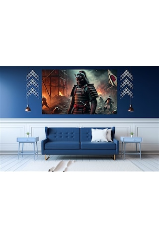 Ti-play Buraya Kadar 60x90cm Modern Samuray Pvc Çerçevesiz Tablo