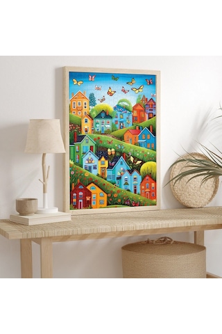 Ks Games 500 Parça Kelebekli Köy Puzzle - Phillip Trully