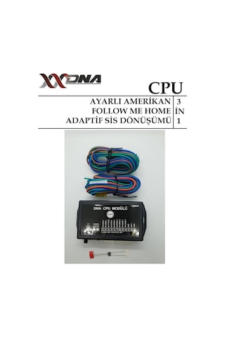 Cpu Modülü Ayarlı Amerikan Park Follow Me Ve Adaptif Sis Dönüşümü