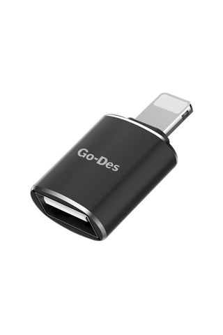 Go Des GD-CT056 USB to Lightning OTG Adaptör Tak & Çalıştır - ZORE-257769 Siyah