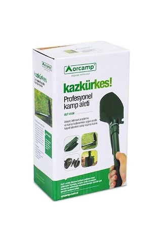 Orcamp Katlanır Kazma Kürek Testere Seti Yeşil