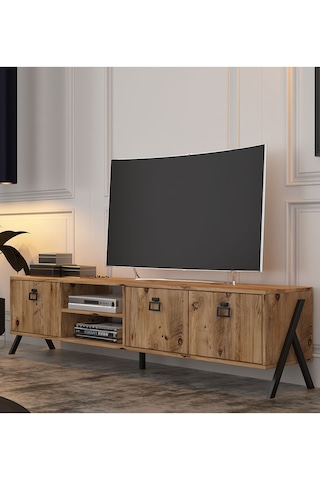 Yanke Tv Ünitesi 180 Alt Modül Atlantik Çam Atlantik Çam