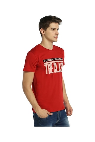 Bant Giyim - The Clash Kırmızı Erkek T-Shirt Tişört