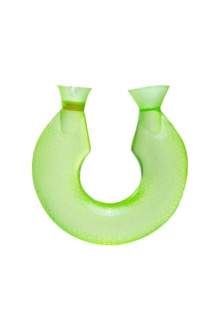 Homyl Boyun Sıcak Su Torbası Kokusuz Kalın Taşınabilir Yeşil