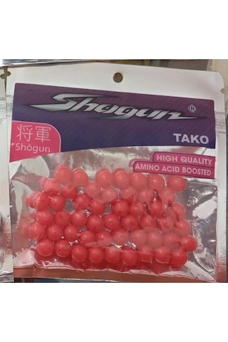 Shogun Tako Silikon Balık Yumurtası Renk: Kırmızı