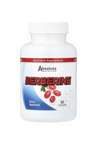 Absolute Nutrition, Berberine, 60 Capsules 600 Mg Per Capsule