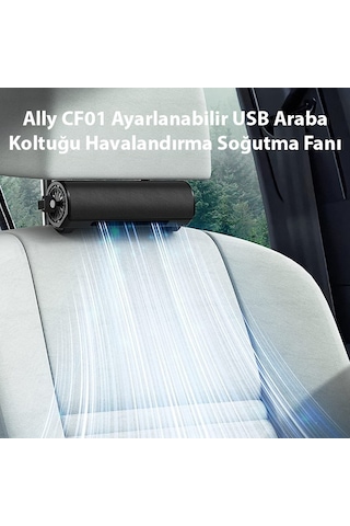 Ally Cf01 Ayarlanabilir Usb Araba Koltuğu Havalandırma Soğutma F