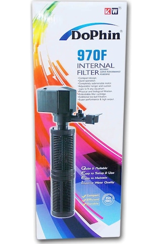 Dophin 970F Akvaryum İç Filtresi. (1400 Lt/Saat 248 Watt)