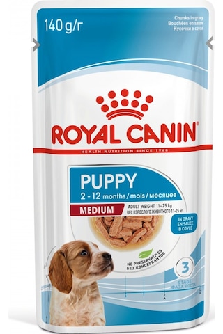 Royal Canin Medium Puppy Orta Irk Yavru Köpek Yaş Maması 10'lu 140 G