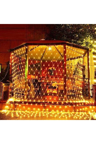Dekor Ramazan Işıkları Ağ Led Işık Gün Işığı Ağ Led Işık Eklemeli Warm Light Led Işık Örümcek Ağı Işığı