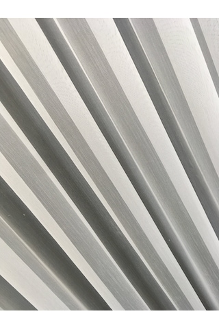 Perdefony Soft Efekt Modern Düz Tül Perde Beyaz Ekru Krem