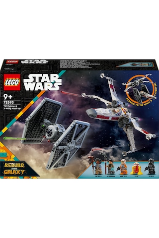 LEGO® Star Wars™ TIE Fighter ve X-Wing Birleşimi 75393 - 9 Yaş ve Üzeri Star Wars Sevenler için Starfighter Oyuncak Yapım Seti (1063 Parça)