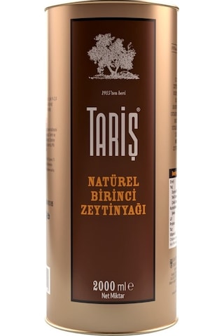 Tariş Naturel Birinci Zeytinyağı Teneke 2 L