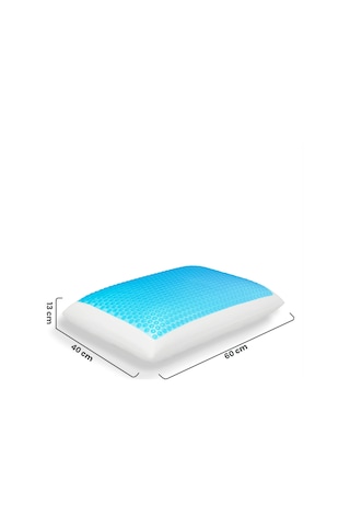 Varol Zenya Serinletici Jelli Visco Yastık 60x40x13 Beyaz