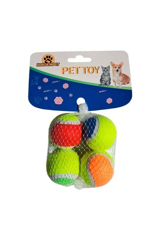 Pep Prety Köpek Oyuncağı Küçük Tenis Topu 4 Lü